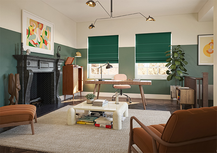 Ascot, Lush Green - Twist&Fit Roman Blind - Image 6